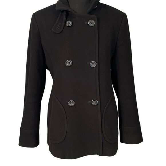 Collection by Gallery Women’s Wool Double Breasted Pea Coat/Jacket - Picture 1 of 11